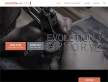 Tablet Screenshot of evolutionarmory.com